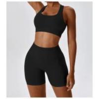 Yoga 2 Piezas Conjunto Deportivo Conjunto De Yoga Súper Elástico Inconsútil Tank Con Abertura Con Shorts Con Glúteos - details 8