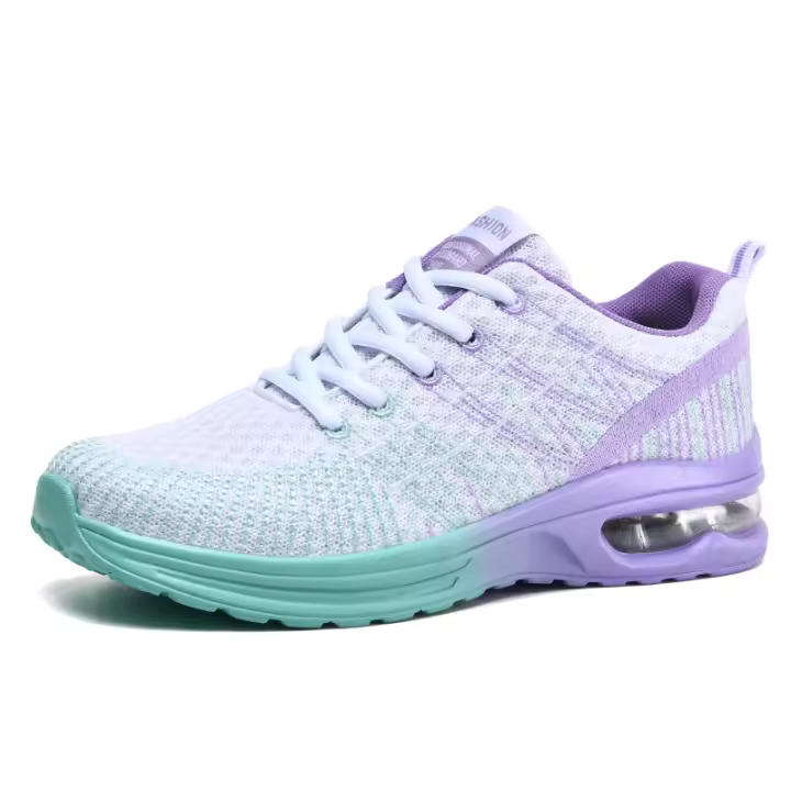 Zapatos transpirables para correr de marca para mujer, zapatos deportivos con cojín de aire para exteriores, zapatillas ligeras, calzado atlético cómodo - 1