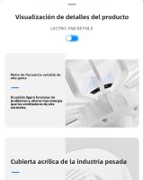Lámpara Ventiladora LED con Control Remoto Ventilador de Techo Silencioso, 3 Colores Ajustables, Fácil Instalación, Ideal para Dormitorio y Sala de Estar, Diseño Moderno y Eficiente - details 14