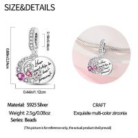 Abalorio Original de Plata de Ley 925 para mujer, abalorio de alta calidad adecuado para pulsera DIY, cuentas de amor para el Día de San Valentín, regalos de joyería para fiesta, nuevo - details 24