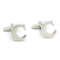 Gemelos con letras para hombre, hechos de material de latón de alta calidad, con 26 diseños de símbolos ingleses, disponibles para venta al por mayor y al por menor - details 3