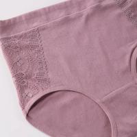 Bragas de cintura alta para mujer, ropa interior de algodón sin costuras, Sexy, Triangular, 3 piezas - details 11
