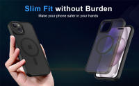 Funda Magnética para iPhone 13,14,15, Compatible con MagSafe, Carcasa Translúcida Mate Trasera Fina Antigolpes - details 7