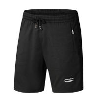 Pantalones cortos de algodón de los hombres casuales verano nueva moda con bolsillos laterales y cremallera pantalones de correr al aire libre - details 2