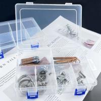 Cajas de Almacenamiento de Plástico Transparentes 8 Compartimentos para Tornillos y Monedas - details 3