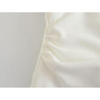 Vestido asimétrico drapeado elegante blanco para mujer, vestidos de fiesta - details 5