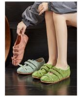 Plantillas de piel de cerdo zapatos Mary Jane nuevos zapatos individuales de cuero de las mujeres casual Velcro zapatos de las mujeres - details 0