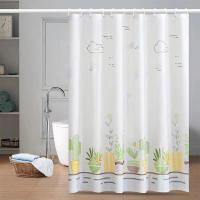Makapal-cortina de ducha impermeable para baño, juego de ducha impermeable, 180x180cm - details 7