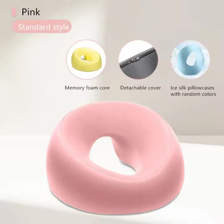 Almohada de Descanso Ergónómico Almohada de Masaje Facial de Espuma de Memoria para Salón de Belleza - 1