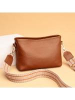 Bolso cruzado de cuero genuino para mujer, bandolera de hombro de vaca de Color sólido, a la moda, de lujo, para teléfono, 2022 - details 3