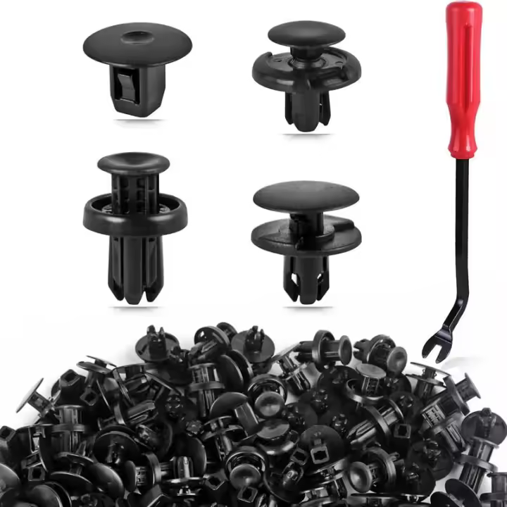 UNIGT Kit de clips de retención de empuje surtido con 4 tamaños compatibles con Honda Acura Accord Civic Fender Liner Bumper Replace - 1