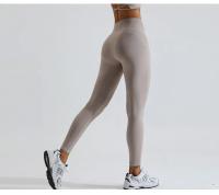 Mallas de Yoga para mujer, Leggings deportivos de cintura alta, elásticos, sin costuras, para gimnasio - details 14
