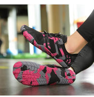 Zapatos de agua de verano para mujer, zapatillas de playa de camuflaje descalzas, natación al aire libre, deportes de vadeo, zapatos acuáticos de secado rápido suave - details 23