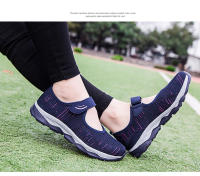 Zapatos Deportivos informales de malla tejida para mujer, zapatillas profesionales antideslizantes para correr, zapatos ligeros y cómodos para mamá, Verano - details 26