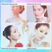 Kit Rejuvenecedor Facial -Papada Arrugas Piel Lifting -Antiedad Hidratación con Sérum Vitamina C y 10 - details 4