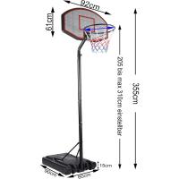 Baloncesto Soporte Ruedas Infantil Adultos Altura Ajustable 257-305cm Regalo Juego - details 2