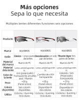 RockBros-Gafas de sol polarizadas de ciclismo, gafas para bicicleta de montaña y carrera, 5 lentes de protección, para hombre - details 4