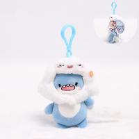 Animal relleno tiburón gordo colgante llavero decoración muñeca suave tiburón llavero de felpa Kawaii adorno colgante colgante de tiburón de dibujos animados - details 3