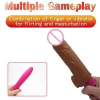 Empaque privado, funda extensora de silicona reutilizable y sexy para agrandar el pene, juguete sexual para adultos para hombres, herramientas sexuales. - details 2
