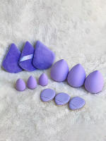 12 piezas de esponja de maquillaje triangular de terciopelo suave para Libre Foundation Melter Whitening Poo - details 8