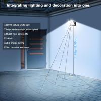 Aplique LED 40W Pared Exterior/Interior 360 ° Rotación Blanco cálido 3000K LED Exterior Impermeable Apliques de Pared negra 3000LM - details 19