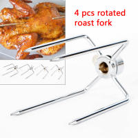 Clip de Carne para Parrilla de Acero Inoxidable 4Pcs, Diámetro 8-11mm, Seguro para Lavavajillas, Tamaño 135 x 55 x 65mm - details 0
