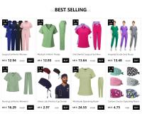 Uniforme médico para quirófano, conjunto de gomas de trabajo para hospital, suministros médicos, traje de cirugía dental para enfermera, ropa de trabajo. - details 0