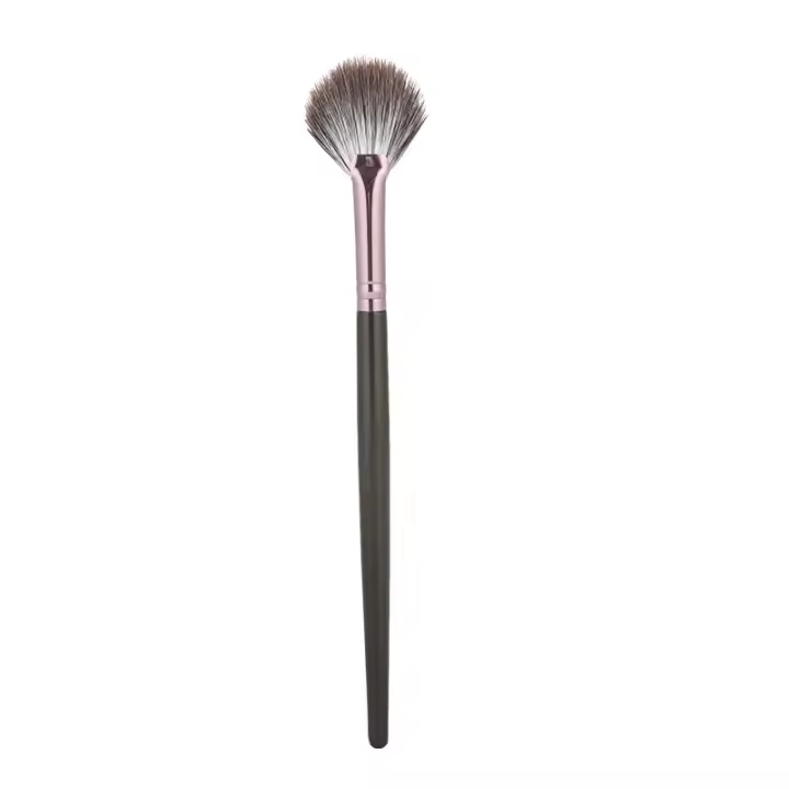 Snow fox pelo sector resaltando cepillo paquete único pelo de animal pinceles rubor pinceles de maquillaje herramientas de maquillaje de belleza estuco - 1