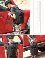 Mochila táctica clásica de nailon, bolsa de camuflaje para deportes de viaje, escalada al aire libre, caza, pesca, senderismo - details 4