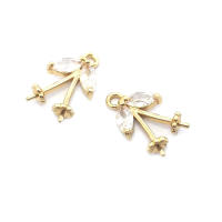 Colgante de Abalorio de Cuentas de Medio Agujero de Oro 18K Material de Metal de China - details 93