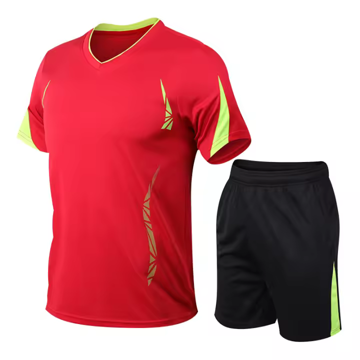 Conjunto Deportivo Transpirable de Secado Rápido para Hombres en Verano - 1