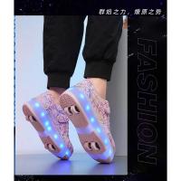 Patines de Ruedas Desmontables de 4 Ruedas para Hombre Zapatillas de Patinaje de Calidad con LED - details 12