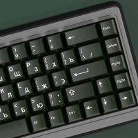JTK-teclas PBT Esmeralda de 143 teclas, perfil de cereza, sublimación de tinte para teclado nical MX Switch, barra espaciadora dividida doble B - details 3