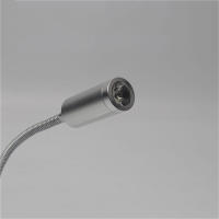 Luz Led de pared de cuello de cisne largo, iluminación de mesita de noche, interruptor negro, manguera de AC90-260V, 110V, 220V, lámpara de lectura para libros, L40cm, 3W - details 3