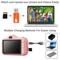 Minicámara de fotos para niños, cámara Digital para selfies, 3,5 pulgadas, 40MP, regalo festivo de cumpleaños - details 9