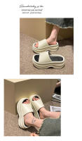 Zapatillas de suela gruesa de 7 cm, las mujeres usan la versión coreana de sandalias de tacón alto de una palabra en verano - details 9