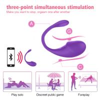 Vibrador Inalámbrico para Mujeres Control Remoto Aplicación Bluetooth Huevo Vibrante para Clítico - details 16
