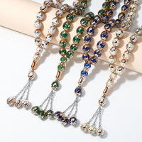 Brazalete Tasbih Islam musulmán cuentas de oración Tasbeeh contador Zikr Rosario cuentas Masbaha pulseras de meditación para mujeres y hombres - details 1