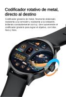 2024 Reloj Inteligente Hombres Mujeres, Smartwatch con Llamada Bbluetooth, Pantalla AMOLED de 1,43