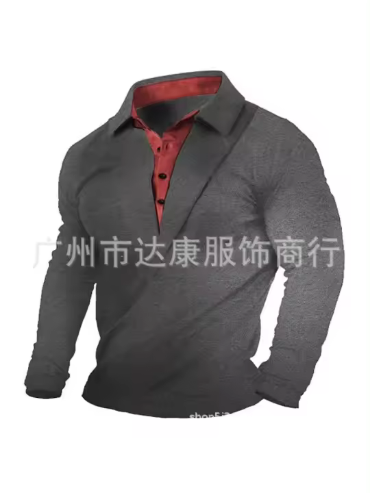 Camiseta de color sólido para hombre, nueva camiseta casual de manga corta versátil de verano para hombre - 1
