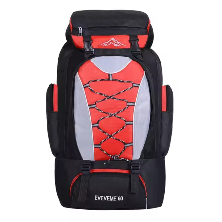 Bolsa de equipamiento de viaje para hombre, mochara Grande de 80L para exterior, senderismo, camping, montañismo, Escalada - 1