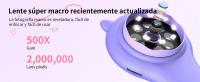 Microscopio Digital para niños, microscopio portátil de 500 pulgadas con 8 LED ajustables, Compatible con grabación de fotos y videos - details 4