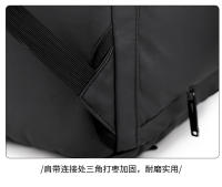 Mochila compartimento de zapatos independiente se puede llevar en ambos hombros mochila deportiva de gran capacidad hombres y mujeres bolsa de viaje de separación seca y húmeda - details 34