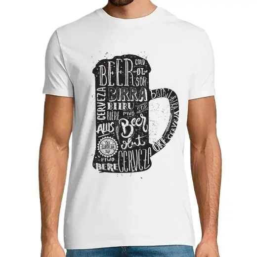 Cerveza Internacional Camisetas CERVEZA,Pack Regalo Camiseta Personalizada - 1