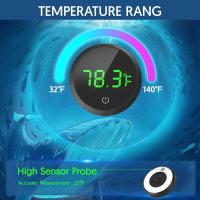 Aquarium Electronic Thermometer with 0-60 Degrees Temperature Range Design for Bedroom Living Room Desktop - details 5