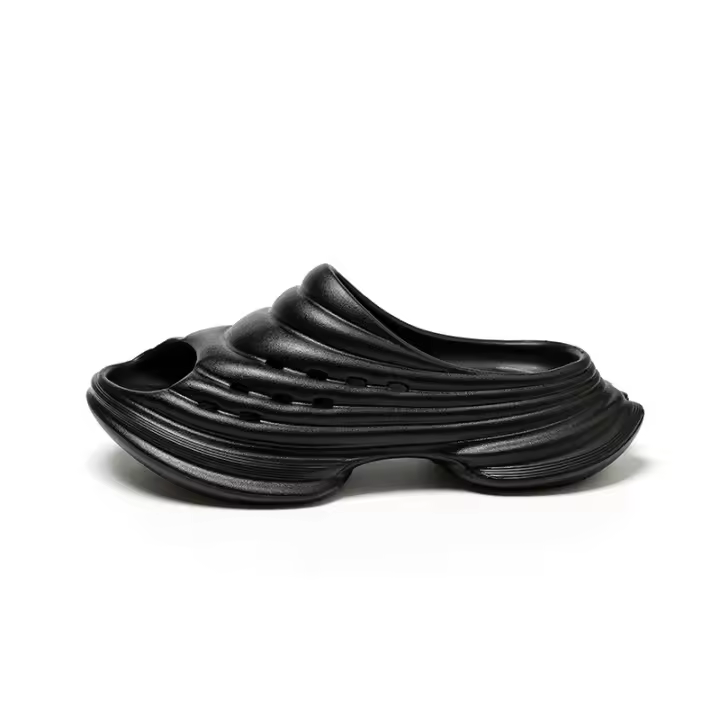 Zapatillas Deportivas para Par Suela Gruesa Antideslizante Desgaste Exterior Tendencia de Verano Súper Suave Pisando Mierda Agujero de Zapatos - 1