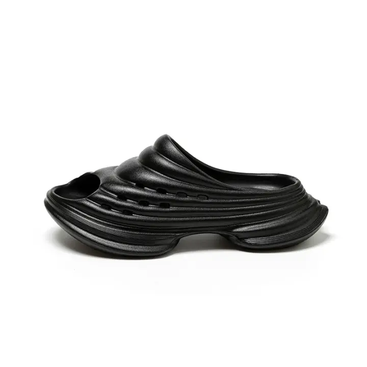 Zapatillas Deportivas para Par Suela Gruesa Antideslizante Desgaste Exterior Tendencia de Verano Súper Suave Pisando Mierda Agujero de Zapatos - 1