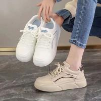 Nuevos Zapatos Blancos, Nuevos Zapatos Versátiles Casuales De Base Gruesa - details 5