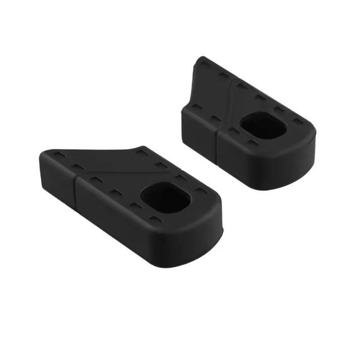 2 uds Universal bicicleta piñón fijo bielas de goma manivela Protector funda MTB bicicleta de carretera manivela brazo funda de arranque, negro - 1