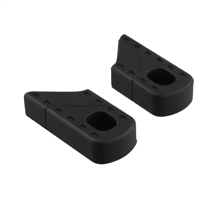 2 uds Universal bicicleta piñón fijo bielas de goma manivela Protector funda MTB bicicleta de carretera manivela brazo funda de arranque, negro - 1